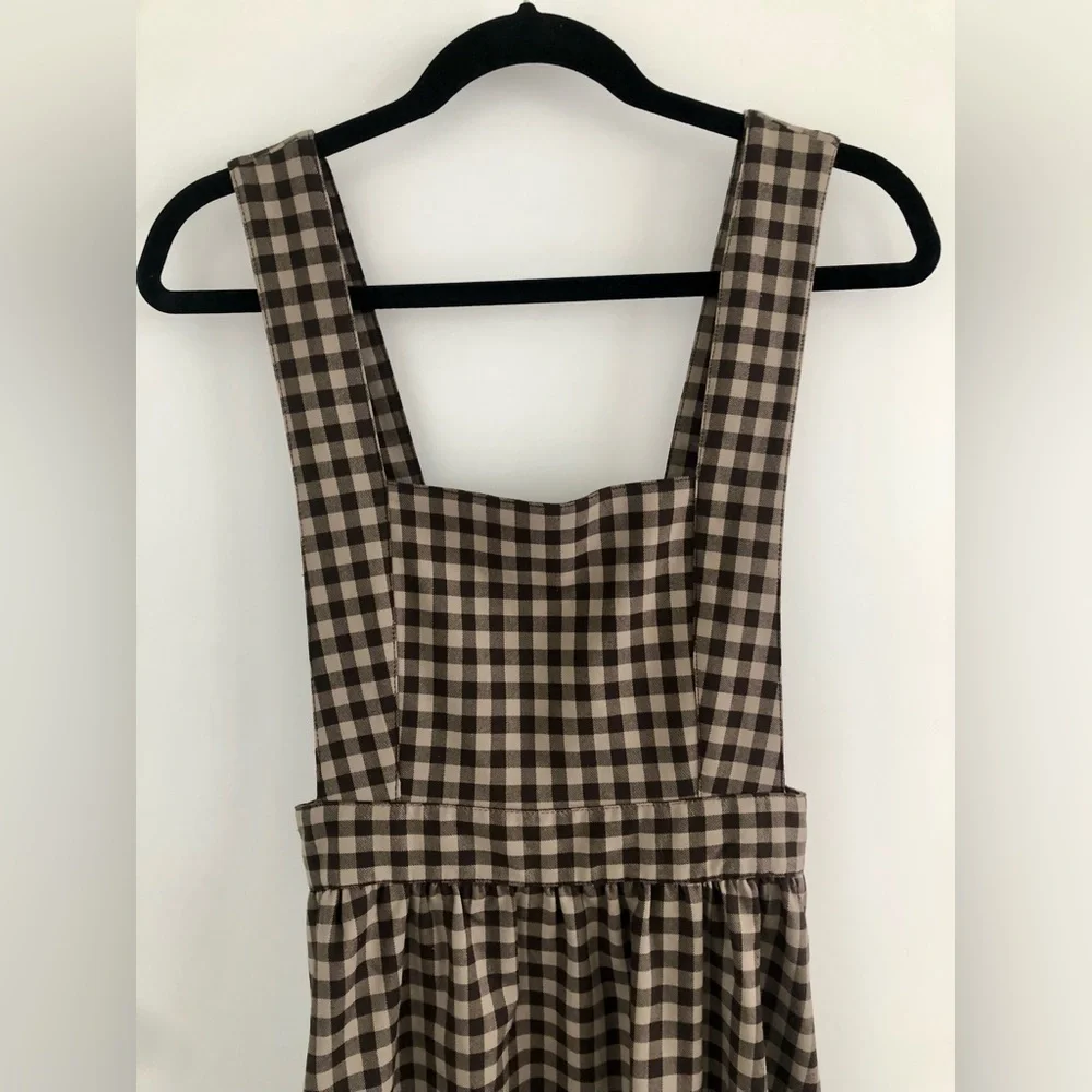 Urban Outfitters Cavalcade Midi Dress Gingham | Small - Picture 2 of 7